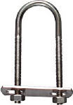 ASSA ABLOY AMERICAS RESIDENTIALI NC U-Bolt, Stainless Steel, 1/4 x 1-1/8 x 3-1/2 In. HARDWARE & FARM SUPPLIES ASSA ABLOY AMERICAS RESIDENTIALI NC