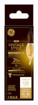 GE GE 36488 Vintage Light Bulb, CAC Lamp, 25 W Equivalent, E12 (Candelabra) Lamp Base, Dimmable, Amber, Warm White Light ELECTRICAL GE