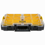DEWALT DEWALT ToughSystem 2.0 DWST08040 Full-Size Organizer, 44 lb, 21 in L, 14-5/8 in W, 5-1/8 in H, 10-Compartment TOOLS DEWALT