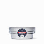 BEHRENS INC Flat Steel Tub, 1.5-Gal.