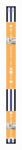 GE GE Industrial Solutions 37163 LED Bulb, Linear, T8 Lamp, G13 Lamp Base, Frosted, White Light, 3000 K Color Temp ELECTRICAL GE