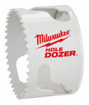 MILWAUKEE Milwaukee 49-56-0147 Hole Saw, 2-1/2 in Dia, 1-5/8 in D Cutting, 5/8-18 Arbor, Bi-Metal Cutting Edge TOOLS MILWAUKEE