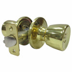 TAIWAN FU HSING INDUSTRIAL CO Tulip-Style Knob Entry Lockset, Polished Brass