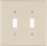 LEVITON MFG CO LT ALM 2TGL WALLPLATE ELECTRICAL LEVITON MFG CO