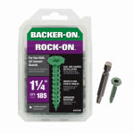 ITW BRANDS Backer-On Rock-On Cement Board Screws, #9 x 1-1/4", 185-PK