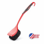 THE LIBMAN COMPANY Libman 522 Long Handle Utility Brush, 2 in L Trim, Pet, 5 in W Brush, 19 in OAL, Red CLEANING & JANITORIAL SUPPLIES THE LIBMAN COMPANY