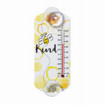 TAYLOR PRECISION PRODUCTS Bee Kind Thermometer, Suction Cup Mount HOUSEWARES TAYLOR PRECISION PRODUCTS