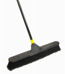 QUICKIE Quickie 00633 Push Broom, 24 in Sweep Face, Polypropylene Bristle, Steel Handle CLEANING & JANITORIAL SUPPLIES QUICKIE