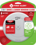 RESIDEO LLC Smoke & Carbon Monoxide Alarm, Slim Profile, Battery-Operated