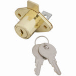 ASSA ABLOY AMERICAS RESIDENTIALI NC Drawer Lock, Keyed Alike, Brass