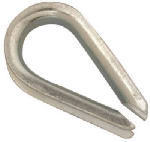 CAMPBELL CHAIN Campbell T7670649 Wire Rope Thimble, 3/8 in Dia Cable, Malleable Iron, Electro-Galvanized HARDWARE & FARM SUPPLIES CAMPBELL CHAIN