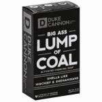 DUKE CANNON SUPPLY CO Duke Cannon 01HOLIDAYCOAL1 Big Ass Lump of Coal Soap, Bergamot, Black Pepper, 10 oz HOUSEWARES DUKE CANNON SUPPLY CO