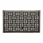SPORTS LICENSING SOLUTIONS LLC Rubber Scraper Mat, Black Rubber, 18 x 30 In. HOUSEWARES SPORTS LICENSING SOLUTIONS LLC