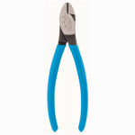 CHANNELLOCK Channellock E336 Diagonal Lap Joint Cutting Plier, 6.01 in OAL, Blue Handle, Dipped Handle, 3/4 in W Jaw, 9/16 in L Jaw TOOLS CHANNELLOCK
