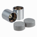 CURT Curt 22198 Bearing Protector and Cover, 1.98 in Dia, Plastic, Chrome AUTOMOTIVE CURT