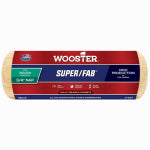 WOOSTER BRUSH Wooster R241-9 Roller Cover, 3/4 in Thick Nap, 9 in L, Knit Fabric Cover, Golden Yellow PAINT WOOSTER BRUSH