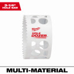 MILWAUKEE Milwaukee Hole Dozer 49-56-0183 Hole Saw, 3-1/4 in Dia, 1-5/8 in D Cutting, 5/8-18 Arbor, 4 TPI TOOLS MILWAUKEE