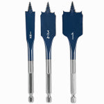 ROBERT BOSCH TOOL GROUP 3-Pc. Daredevil Stubby Spade Drill Bit Set TOOLS ROBERT BOSCH TOOL GROUP
