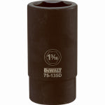 DEWALT DEWALT DWMT75135OSP Impact Socket, 1-3/16 in Socket, 1-13/32 in D Socket, 3/4 in Drive, 6-Point, CR-440 Steel TOOLS DEWALT