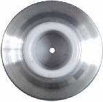 ASSA ABLOY AMERICAS RESIDENTIALI NC Doorstop, Wall-Mount, Large Base, Chrome