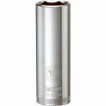 DEWALT DEWALT DWMT93534OSP Drive Socket, 19 mm Socket, Deep Socket, 3-1/8 in OAL, 1/2 in Drive, 6-Point, Vanadium Steel TOOLS DEWALT