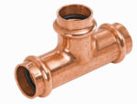 NIBCO INC Copper Pipe Tee, 1 x 1 x 3/4 In. Press PLUMBING, HEATING & VENTILATION NIBCO INC