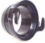 US HARDWARE US Hardware RV-309B Hose Adapter with Bayonet Hook, 3 in ID, ABS AUTOMOTIVE US HARDWARE