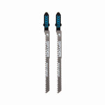 J S PRODUCTS CRV Wood-Cutting Jig Saw Blade, 2 Sided, 8/11 TPI, 4 In., 2-Pk. TOOLS J S PRODUCTS