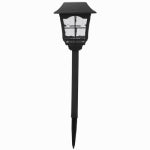 FUSION PRODUCTS LTD. Solar Stake Light, Black Plastic, Square ELECTRICAL FUSION PRODUCTS LTD.