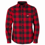 MILWAUKEE ELECTRIC TOOL CORP Gridiron Flannel Shirt, Heavyweight Cotton, 3 Pockets, Red, XL CLOTHING, FOOTWEAR & SAFETY GEAR MILWAUKEE ELECTRIC TOOL CORP