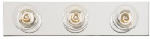 WESTINGHOUSE Westinghouse 66406 Bath Bar, 3-Lamp, Chrome Fixture ELECTRICAL WESTINGHOUSE