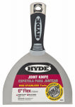 HYDE Hyde Pro Stainless 06878 Joint Knife, 6 in W Blade, 4-3/16 in L Blade, Stainless Steel Blade, Flexible Blade PAINT HYDE