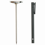 MR BAR-B-Q PRODUCTS Mr. BAR-B-Q 40293Y Meat Thermometer, 0 to 220 deg F, Analog Display, 2-3/4 in L Probe, Silver OUTDOOR LIVING & POWER EQUIPMENT MR BAR-B-Q PRODUCTS