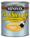 MINWAX Minwax 214104444 Waterbased Polyurethane Stain, Gloss, Liquid, Honey Pine, 0.5 pt, Can PAINT MINWAX