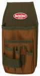 BUCKET BOSS Bucket Boss 54170 Utility Pouch, 5-Pocket, Poly Ripstop Fabric, Brown/Green, 5 in W, 9 in H, 2 in D TOOLS BUCKET BOSS