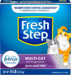 FRESH STEP Fresh Step Multi-Cat 2049 Cat Litter, Granules/Speckles, 14 lb PET & WILDLIFE SUPPLIES FRESH STEP