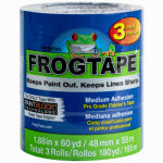 FROGTAPE FrogTape 104957 Painter's Tape, 60 yd L, 1.88 in W, Blue PAINT FROGTAPE