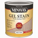 MINWAX Minwax 616110444 Gel Stain, White, 1 qt PAINT MINWAX