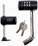 MASTER LOCK Master Lock 2848DAT Receiver Lock, For: 1/2 in and 5/8 in Receivers, Stainless Steel AUTOMOTIVE MASTER LOCK