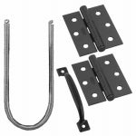 ASSA ABLOY AMERICAS RESIDENTIALI NC Screen/Storm Door Set, Black