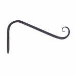 PANACEA PRODUCTS Hanging Plant Hook, Angled, Black, 5-In.