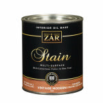 ZAR ZAR 12912 Wood Stain, Amber, Liquid, 1 qt, Can PAINT ZAR