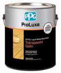 PPG PROLUXE ProLuxe Log & Siding Wood Finish, Transparent Natural Oak, 1-Gallon