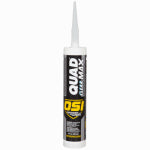 OSI OSI QUAD MAX 2445634 Sealant, Clear, 24 to 72 hr Curing, 0 to 140 deg F, 9.5 oz Tube PAINT OSI