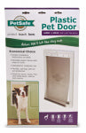 RADIO SYSTEMS PetSafe PPA00-10960 Pet Door, 1/16 to 2 in Door, 10-1/8 x 16-1/4 in Flap Opening, Plastic, White PET & WILDLIFE SUPPLIES RADIO SYSTEMS