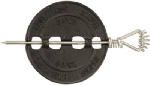 IMPERIAL Imperial BM0052-A Series Damper, 7 in Dia Dimensions, Cast Iron PLUMBING, HEATING & VENTILATION IMPERIAL