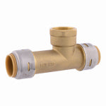 SHARKBITE/CASH ACME 3/4 x 3/4 x 3/4 In. FIP Center Slip Push-Fit Pipe Tee, Lead Free PLUMBING, HEATING & VENTILATION SHARKBITE/CASH ACME