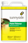 SUNNYSIDE Sunnyside 30588 Paint Thinner, Liquid, Petroleum, Solvent, Clear, 112 oz, Can PAINT SUNNYSIDE