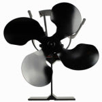 ASHLEY Ashley Hearth Miracle Heat MH4 4-Blade Thermoelectric Fan, Aluminum PLUMBING, HEATING & VENTILATION ASHLEY