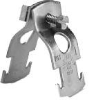 SUPERSTRUT SuperStrut Z703 3/4-25 Pipe Clamp, Gold, Galvanized, Steel ELECTRICAL SUPERSTRUT
